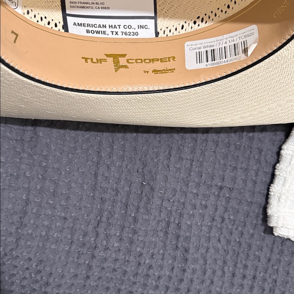 Straw hat cowboy hat - Picture 4 of 5